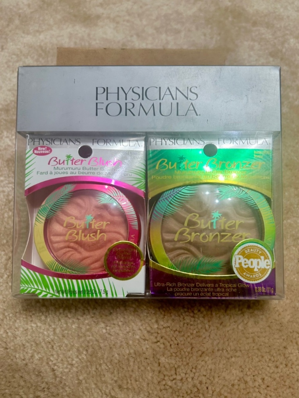 Physicians Formula Butter Bronzer in “Bronze” & Butter Blush in “Natural Glow”